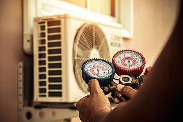 Professional Hvac technician working in Rescue, CA